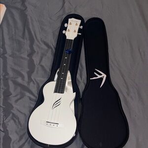 Enya White Ukulele with accessories